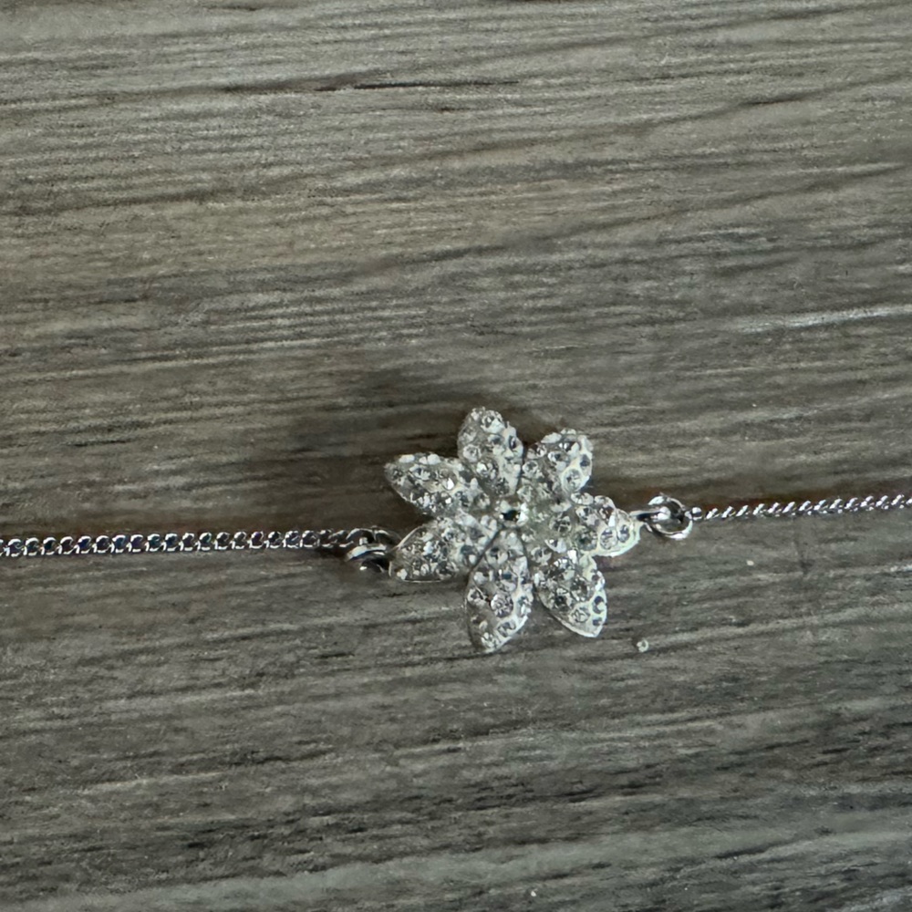 Swarovski Winter Flower Petal Bracelet